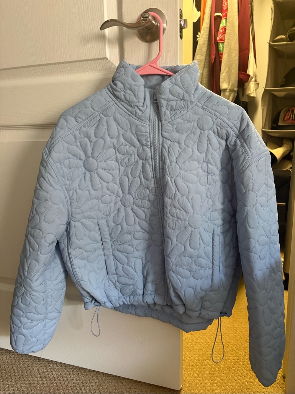 Light blue lightweight jacket